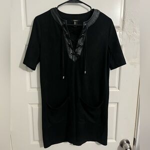 Black tunic dress